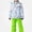 Green, variant on Afuyipoi Kids Ski Suit Set Waterproof Fleece-Lined Jackets and Warm Snow Pants Blue 4T