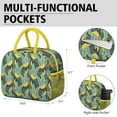 thumbnail image 6 of Lunch Bag Lunch Box for Women Reusable Insulated Lunch Bags,Water-Resistant Bananna and Leaves Cooler Lunch Tote Bag, Large Capacity for Work Travel Picnic, 6 of 6