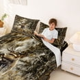 thumbnail image 3 of Erosebridal Jungle Deer Elk Queen Sheet Sets for Kid, Rustic Farmhouse Bed Set, 4pcs, 3 of 5