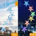 thumbnail image 2 of Campanas de viento solares, lámpara colgante LED con energía solar impermeable que cambia de color para decoración al aire libre, 2 of 5