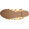 thumbnail image 6 of Women's Journee Collection Honey Flat Strappy Sandal Mustard Faux Suede 5.5 M, 6 of 6