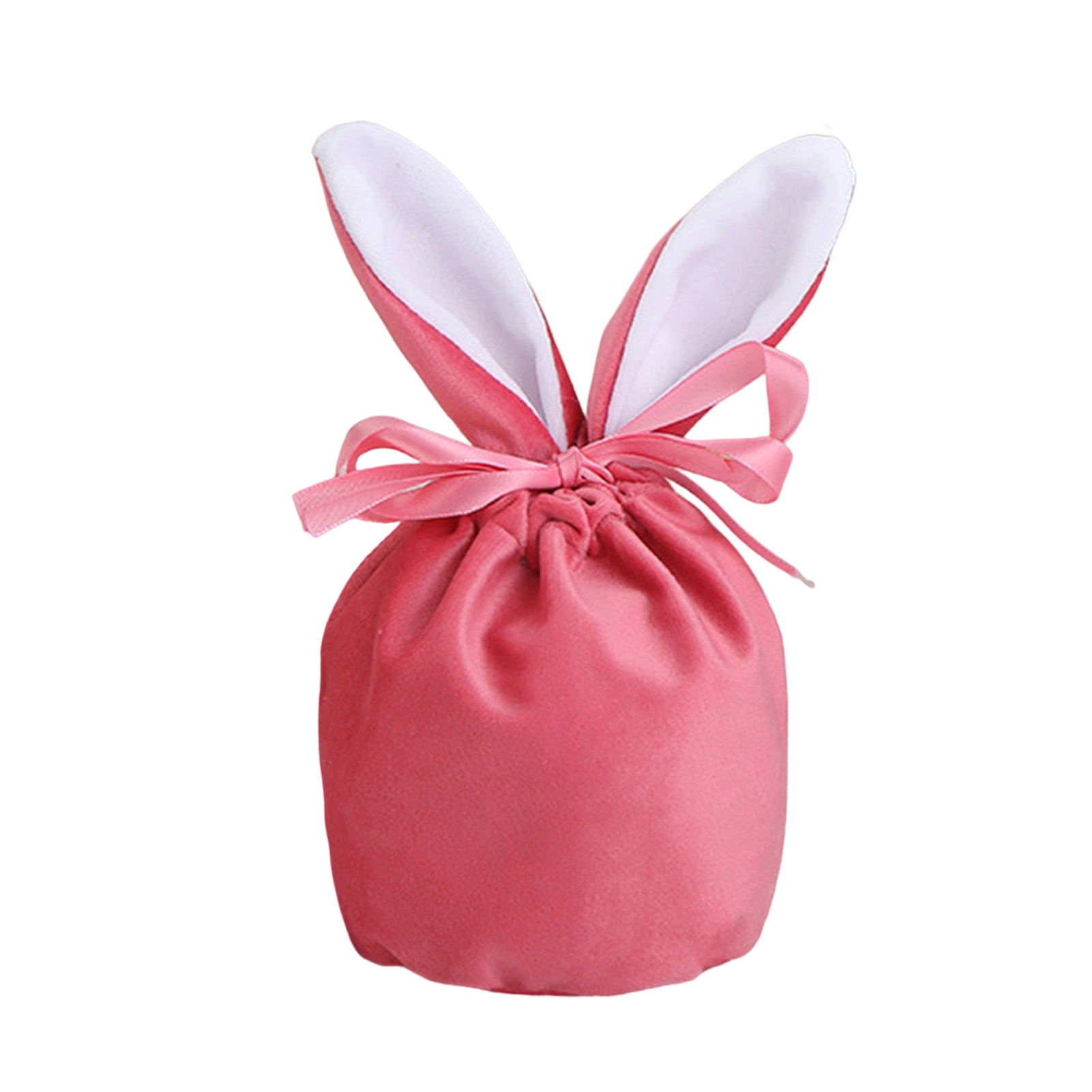 dianhelloya Easter Gifts Bags Easter Bunny Ear Drawstring Candy Bags