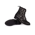 thumbnail image 2 of Women's 4 Strap Biker Boots by Will's Vegan Shoes (Black), 2 of 6