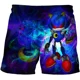 thumbnail image 3 of Pantalones de playa Sonic The Hedgehog para niñas y niños, estilo Harajuku, ropa para parejas, pantalones cortos con estampado de dibujos animados en 3D, 3 of 5