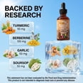 thumbnail image 2 of Para Defend Wormwood Black Walnut Cleanse Drops 3 Pack - Soursop, Garlic, Pumpkin Seed, Pau D'Arco, Oil of Oregano by Clean Nutra, 2 of 10