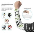 thumbnail image 3 of Cute Panda Cooling Arm Sleeves Cover Summer Sun Protection Arm Sleeves For Men Women Baseball Cycling Golf Running, 3 of 5