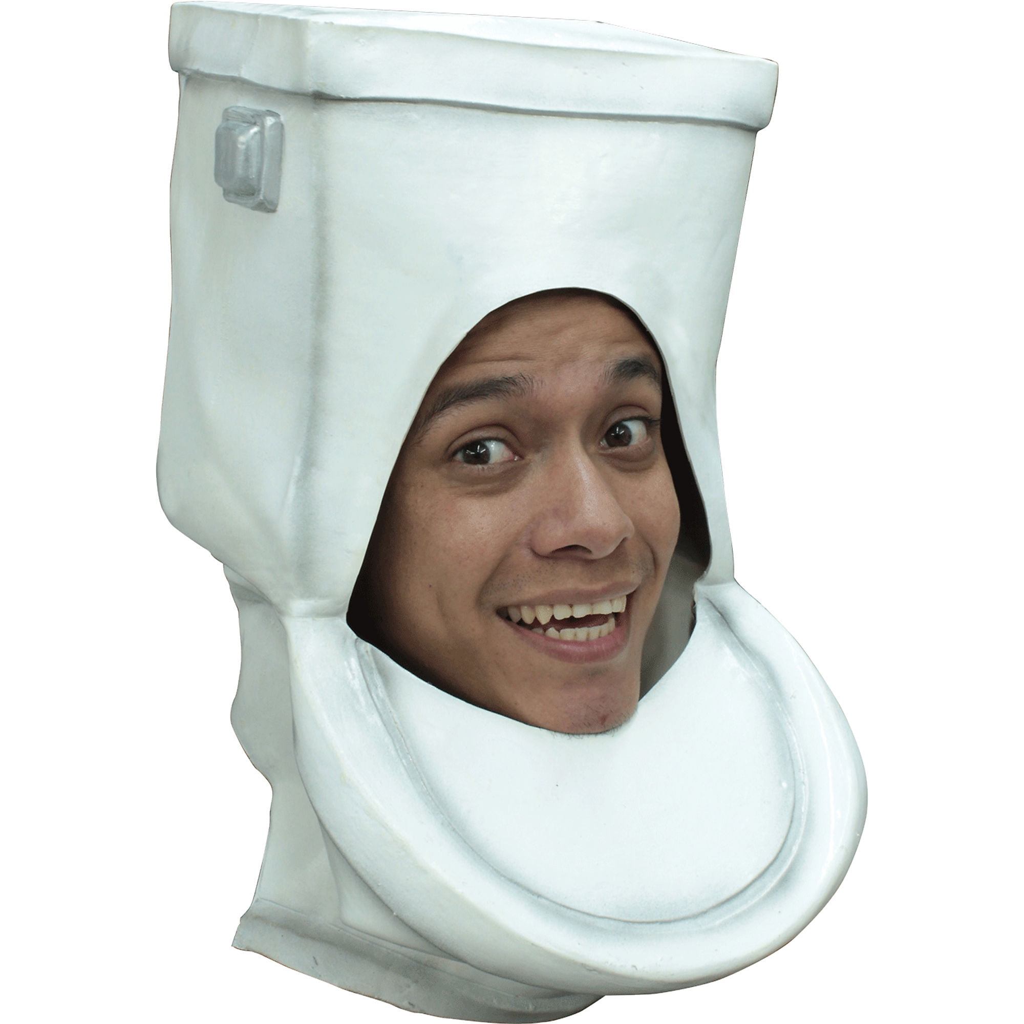 Caretas Rev, S.A. De C.V. Toilet Head Rubber Foam Halloween Mask, One