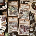 thumbnail image 2 of 160 pegatinas vintage para scrapbooking, manualidades y diarios creativos. Pegatinas autoadhesivas., 2 of 4