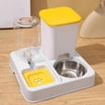 thumbnail image 4 of Cat Feeder and Water Dispenser, 2 in 1 Automatic Pets Feeder, Pet Food Bowls, Pet Supplies for Small Medium Large Breed Cat, Purpose Large Capacity Dog Bowl Drinking Water, 4 of 8