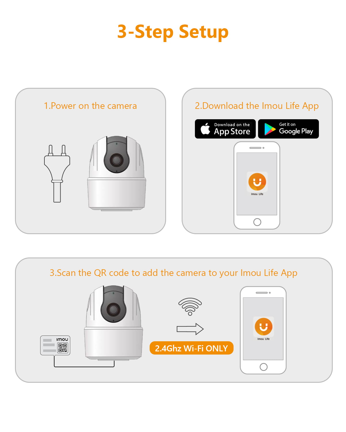  Imou 2K Indoor Security Camera WiFi Camera for Home