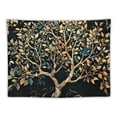 thumbnail image 5 of PRATYUS Tree of Life Tapestry Retro Flower Leaves Tapestry Vintage Floral Plants Tapestry Wall Hanging Aesthetic Tree Wall Tapestry for Living Room Painting, 5 of 6