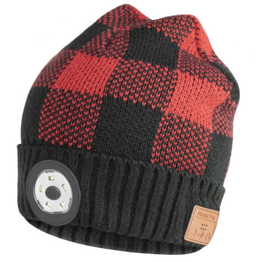 Etsfmoa Unisex LED Beanie Hat with 