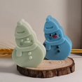 thumbnail image 4 of Molde de silicona con forma de muñeco de nieve para hacer velas, conos de pino, jabón de Chocolate, regalos de Navidad, decoración artesanal para el hogar, 4 of 4