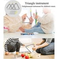 thumbnail image 3 of 3-piece Triangle Musical Instrument Set Triangle Percussion Instrument With Beater And Rubber Handle Musical Enlightening Instruments For Children Ear, 3 of 5