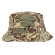 Pigment Dyed Bucket Hat, Leaf Camo
