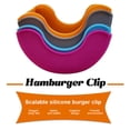 thumbnail image 4 of Clip para Hamburguesas Sin Contacto 4 Uds. Caja Fija Apto Lavavajillas Utensilio, 4 of 9