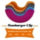 thumbnail image 5 of Caja Fija para Hamburguesas Herramienta Con Clip Retráctil Silicona Multicolor 4 Uds., 5 of 9