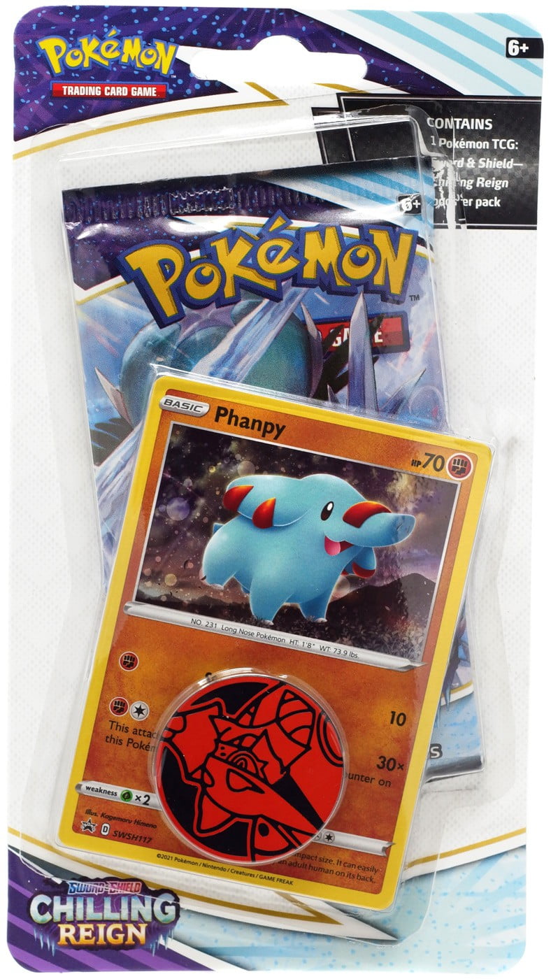 Pokemon Chilling Reign Booster Pack wrapper art may vary 