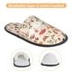 thumbnail image 3 of Balery Autumn Pantuflas de Casa de Felpa Silenciosas con Diseño Estampado, Zapatillas Cómodas Antideslizantes de Algodón para Interior-Medium, 3 of 8