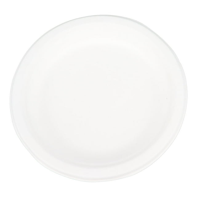 6 Inch Disposable Paper Plates, Waterproof Moderate Size 6 Inch Compostable Dessert Plates Oilproof 125Pcs Double Strength for Birthday Parties for Picnics