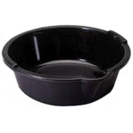 Midwest Can 6360 6 qt. Round Drain Pan, Black