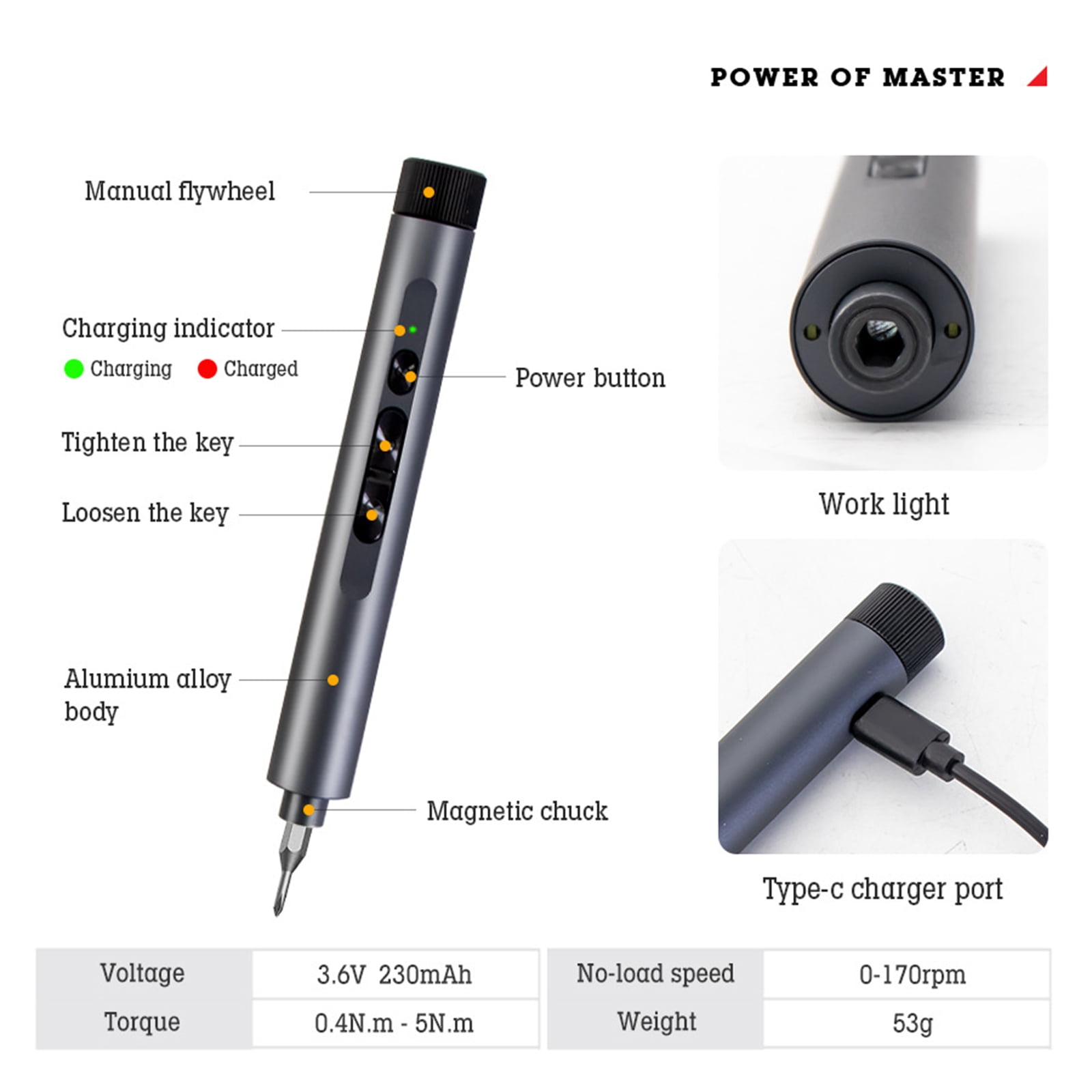 128Pcs Electric Screwdriver Rechargeable Tool For Professional Technicians Home Improvement And Office Equipment Fixing