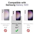 thumbnail image 2 of JETech Case for Samsung Galaxy S23 5G 6.1-Inch, Non-Yellowing Shockproof Bumper Protective Phone Cover, Anti-Scratch Hard PC Back (Purple), 2 of 6
