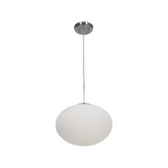 Access Lighting 50180LEDDLP-BS-OPL Pendentif en Verre Côtelé OPL