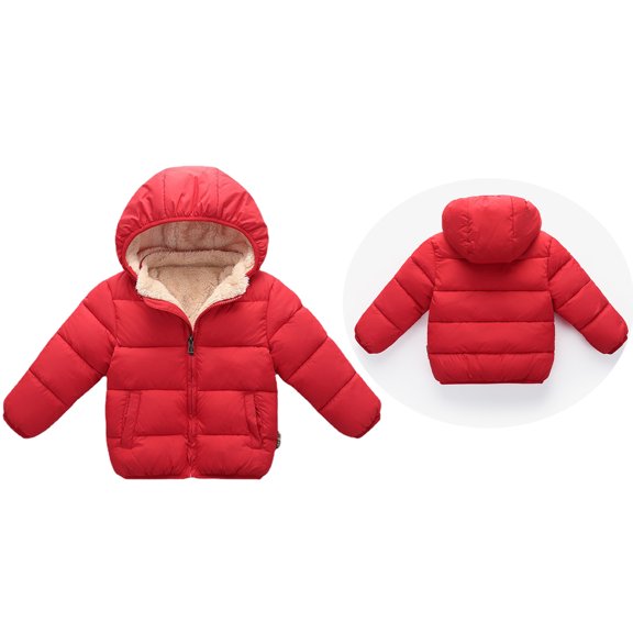 Kids Winter Coat,Baby Boys Puffer Coat Baby Hoodie Thicken Windproof Zipper Warm Outwear for Kids Baby Outerwear Coats Baby Clothes