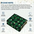 thumbnail image 4 of Christmas 3ft Round Area Rug Washable Winter Holiday Rugs for Living Room Xmas Bedroom Carpet with Non Slip Backing Festival Decorative Floor Cover for Nursery Playroom, Green, 4 of 8