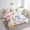 Pink Grey, variant on YST Queen Comforter Set 7 Pieces, All Season Reversible Bed in a Bag Queen,Ultra Soft Queen Bedding Set with Elephant Comforter, Flat Sheet, Fitted Sheet, Pillowcases, Pillow Shams
