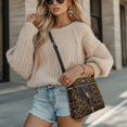 thumbnail image 4 of HELLHERO Leopard Print Crossbody Bag with Dachshund Design, Lightweight PU Leather Shoulder Purse Satchel for Weekend Getaways and Daily Outings, 4 of 7