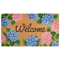 thumbnail image 3 of Hilingoto Hydrangea Door Mat, outdoor rug,Vibrant Hydrangea Doormat Outdoor, Hydrangeas Outdoor Mat for Spring, Floral Doormat for Summer, Welcome Mat Floral, Coir Spring Door Mat, 3 of 7