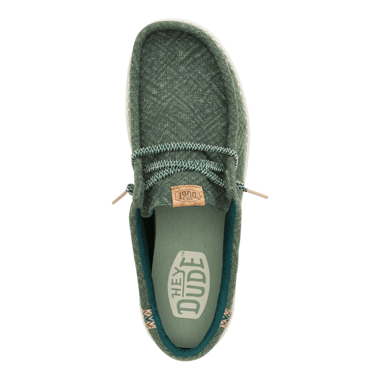 Hey Dude Mens Wally Jute Sea Green 43085-336 - Walmart.com display picture 3