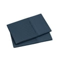 thumbnail image 3 of Mainstays Super Soft Brushed Microfiber Pillowcase Set, Navy Blue Embossed Stripe, King, 2 Piece, 3 of 6