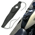 thumbnail image 4 of Oil  Bag, PU Leather Wear-resistant Durable Fuel  Cover Bag Practical  For Motorcycle For XL 883 1200 48 Silver Rivet Edge,Braided Rope Edge, 4 of 8