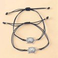 thumbnail image 3 of Women Bracelets Personality Small Turtle Friendship Card Hand Woven Bracelet Hand Decoration (Black, One Size), 3 of 4