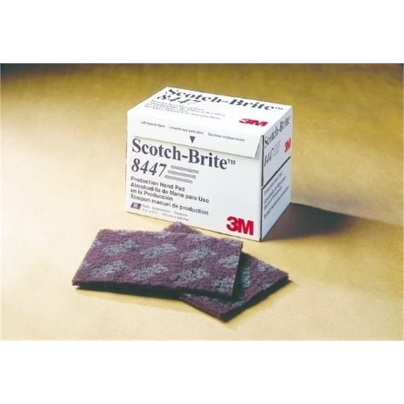 SCOTCH-BRITE Hand Pad, Very Fine, PK60, 61500136686