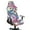 60s 70s Retro Hippie Flower, variant on Xixirimido Gaming Chair Cover with Armrest Covers 3D Printed Stretch Removable Racing Computer Chair Slipcover Set Washable 4 Pieces, Corgi Dog Daisy Flower