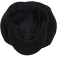 thumbnail image 4 of Women's Wool Blend Newsboy Hat with Drawstring, Ventage Casual Style Cabbie Cap for Cold Days 1Pack, 4 of 7