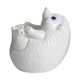 thumbnail image 3 of Maceta de flores en forma de animal mesa de figura decorativa novedad decorativa de cerámica maceta de cerámica para el estante de café espacio Hedgehog White, 3 of 8