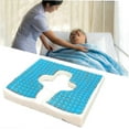 thumbnail image 1 of Premium Anti-decubitus Cushion - Bed Sore Relief With T-shaped Opening Triangular Slope Design, 1 of 5