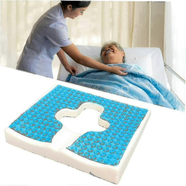 Premium Anti-decubitus Cushion - Bed Sore Relief With T-shaped Opening Triangular Slope Design