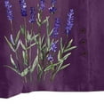 thumbnail image 5 of Sexlip Womens Short Sleeve Top Lavender Print Side Button Design Decorative Necklace Detail Soft Fabric Relaxed Silhouette for Outdoor Relaxation Purple M, 5 of 5