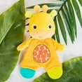 thumbnail image 6 of Bright Starts Snuggle & Teethe Plush Teether Toy - Giraffe, Infants Ages 0 Months +, 6 of 7