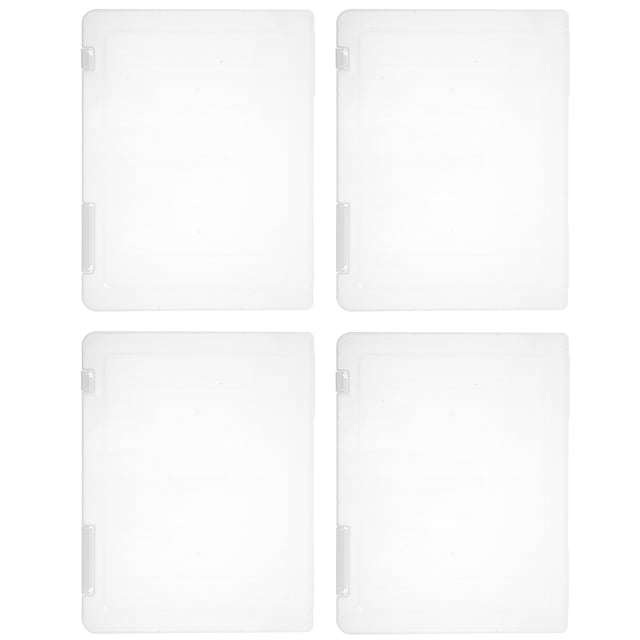 FOMIYES 4Ud Organizador Transparente Para Certificados Fotos Y Tarjetas Con Portátil