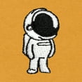 thumbnail image 2 of Dalix Astronaut Embroidered Fleece Zip Hoodie Cold Fall Winter Mens in Gold 2XL XX-Large, 2 of 5