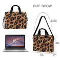 thumbnail image 3 of FORMRS 16" Laptop Bag Carrying Sleeve Case with Handle Travel Shoulder Briefcase, Leopard Pattern, 3 of 8