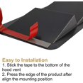 thumbnail image 4 of Car Hood Vent Scoop Kit Universal Cold Air Flow Intake Fitment Louvers Cooling Intakes Auto Vent Cover, 4 of 8