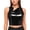 Black, variant on Women's PU Leather Corset Bustier Top Solid Liquid Glossy Metallic Vest Rave Dance Party Club Wear Silver S